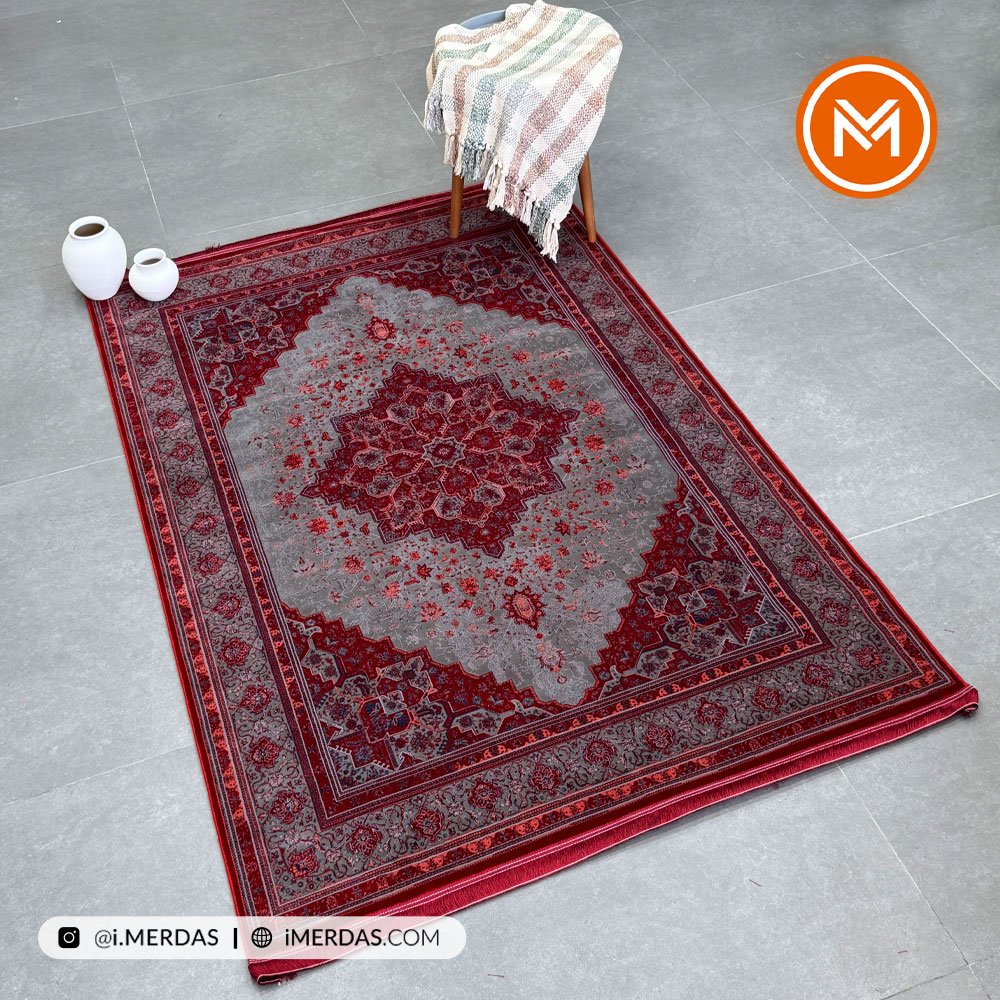 فرش گبه هریسا DLM زمینه تمام رنگ